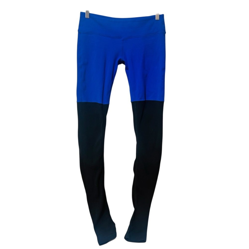 Alo Blue and Black Leggings